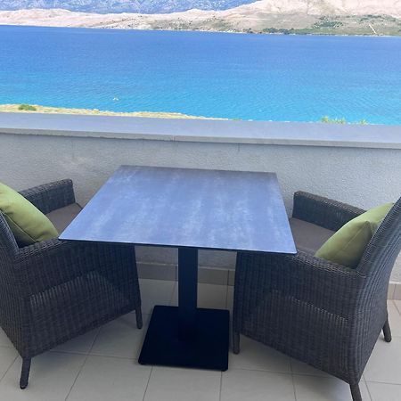 Studio Apartma Pag Blue Ocean 1 With Sea View 帕格 外观 照片